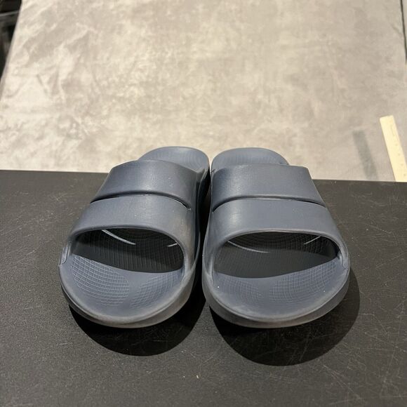 Oofos Ooahh Sport Slides Men\'s 11 Gray Recovery Comfort Athletic Sandals main image 4